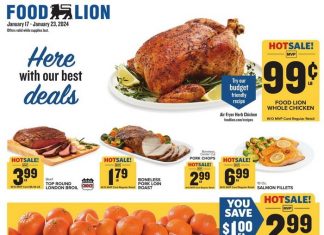 Food Lion Weekly Ad Jan 17 – Jan 23, 2024
