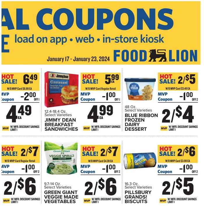 Food Lion Weekly Ad Jan 17 Jan 23, 2024