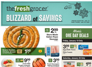 Gerrity’s Supermarkets Weekly Ad Jan 19 – Jan 25, 2024