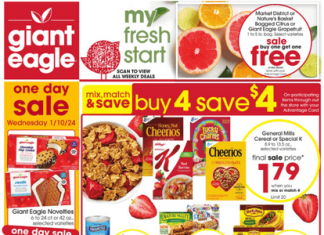 Giant Eagle Weekly Ad Jan 04 – Jan 10, 2024