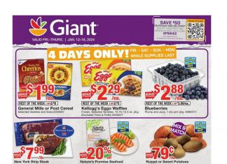 Giant Food Weekly Ad Jan 12 – Jan 18, 2024