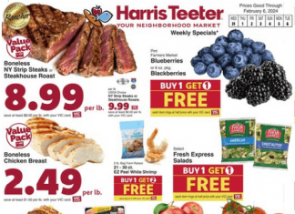 Harris Teeter Weekly Ad Jan 31 – Feb 06, 2024