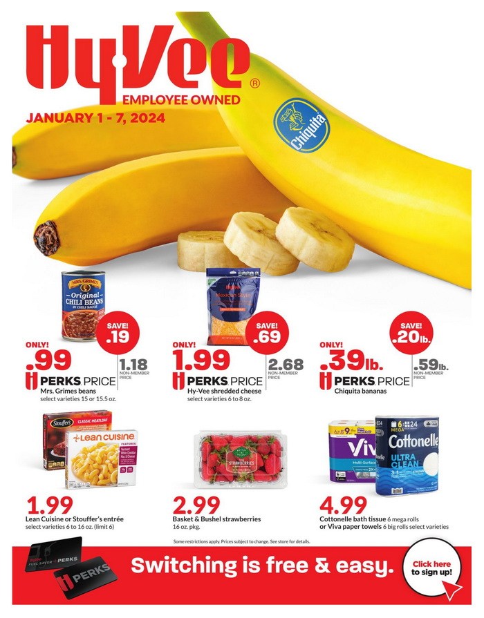 HyVee Weekly Ad Jan 01 Jan 07, 2024