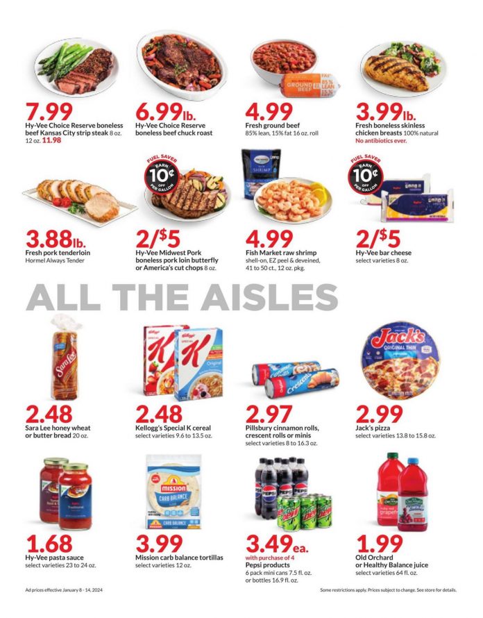 HyVee Weekly Ad Jan 08 Jan 14, 2024
