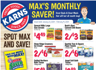 Karns Quality Foods Monthly Ad Jan 23 – Feb 19, 2024
