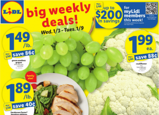 Lidl Weekly Ad Jan 03 – Jan 09, 2024