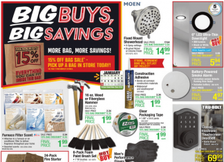 Menards Big Buys Big Saving Ad Jan 04 – Jan 14, 2024