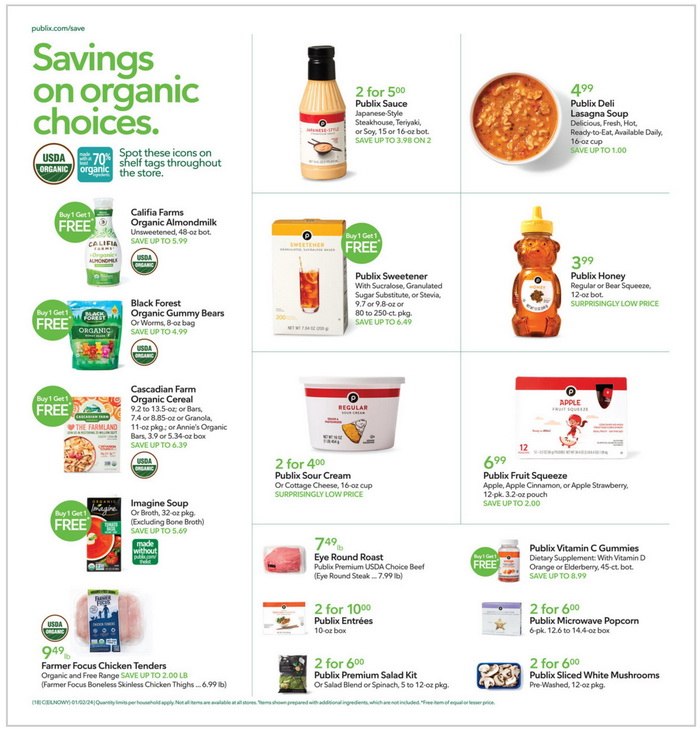 Publix Weekly Ad Jan 02 Jan 09, 2024