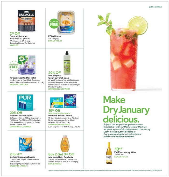 Publix Weekly Ad January 24 2024 Date Caryl Saloma