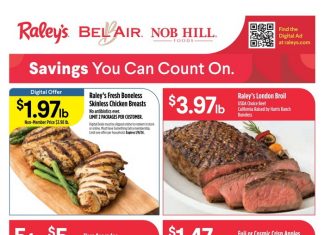 Raley’s Supermarkets Weekly Ad Jan 03 – Jan 09, 2024