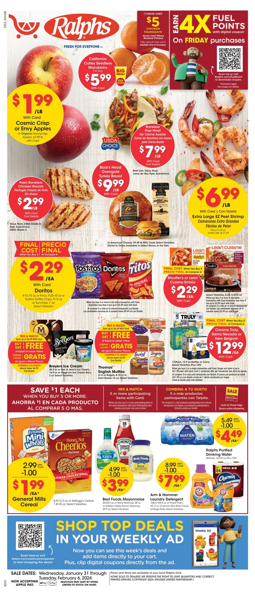 Ralphs Weekly Ad Jan 31 – Feb 06, 2024 (Valentine's Day Promotion Included)