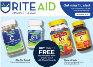 Rite Aid Weekly Ad Jan 07 – Jan 13, 2024