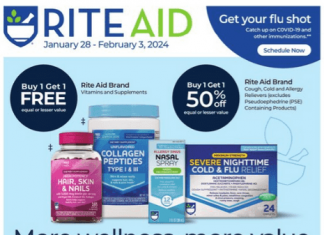 Rite Aid Weekly Ad Jan 28 – Feb 03, 2024