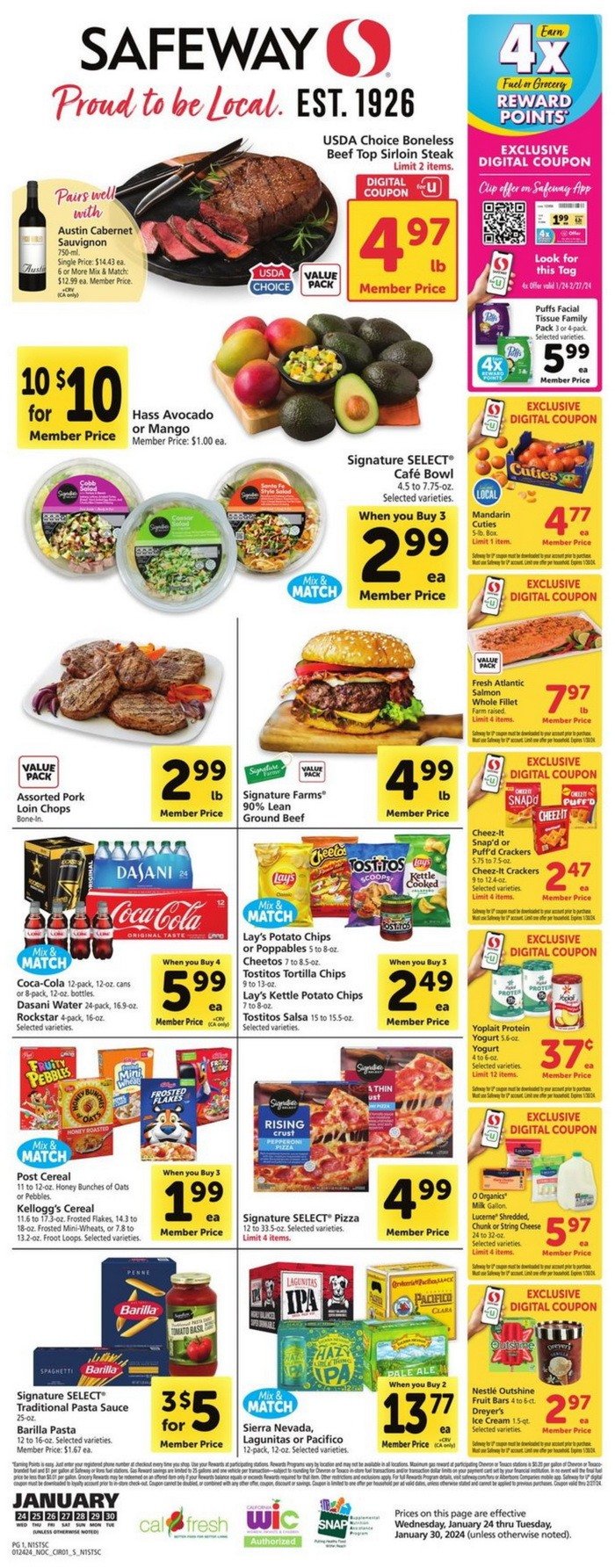 Safeway Weekly Ad Jan 24 Jan 30, 2024