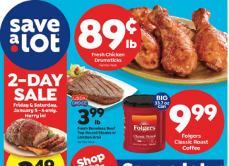Save A Lot Weekly Ad Jan 03 – Jan 09, 2024