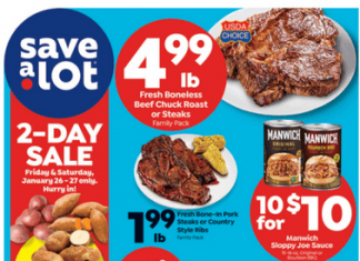 Save A Lot Weekly Ad Jan 24 – Jan 30, 2024