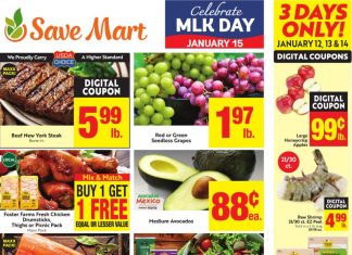 Save Mart Supermarkets Weekly Ad Jan 10 – Jan 16, 2024