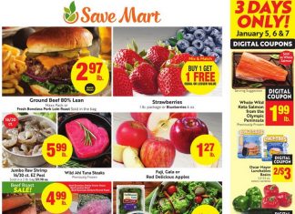 Save Mart Supermarkets Weekly Ad Jan 03 – Jan 09, 2024