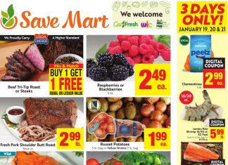 Save Mart Supermarkets Weekly Ad Jan 17 – Jan 23, 2024