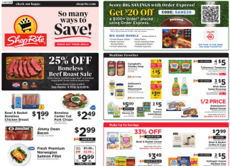 ShopRite Weekly Ad Jan 26 – Feb 01, 2024 (Valentine’s Day Promotion Included)