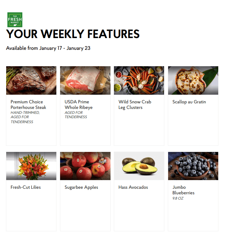The Fresh Market Weekly Ad Jan 17 Jan 23, 2024