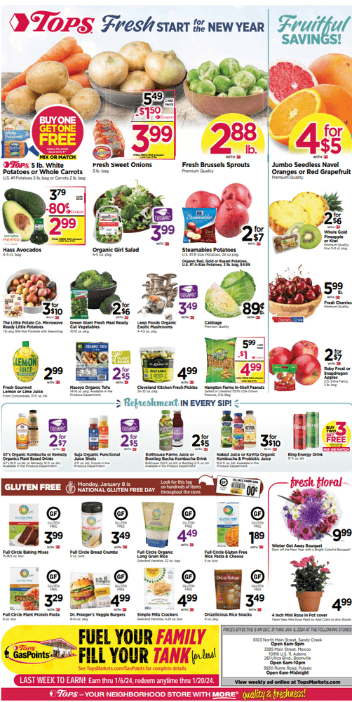 Tops Weekly Ad Dec 31, 2023 Jan 06, 2024