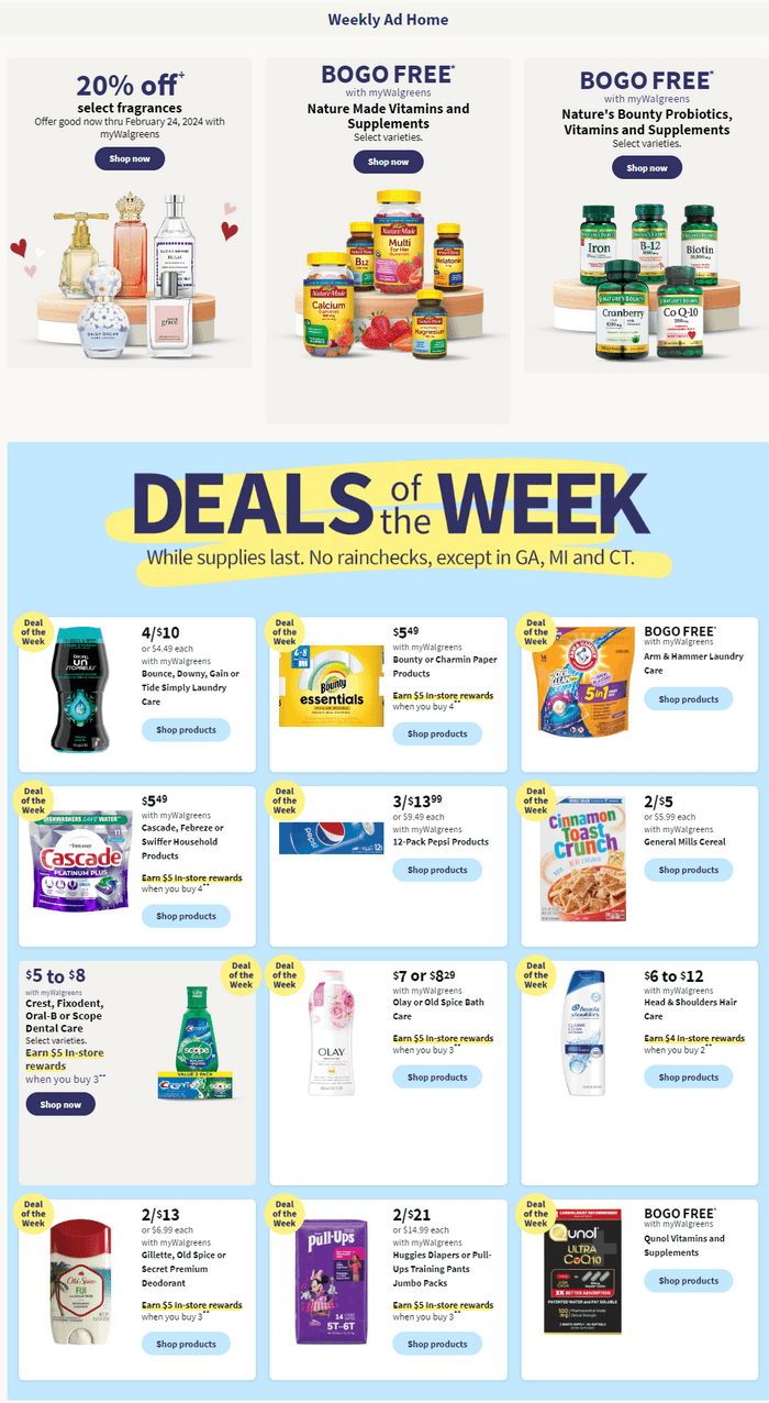 Walgreens Weekly Ad Jan 28 Feb 03, 2024 (Valentine's Day Promotion Included)