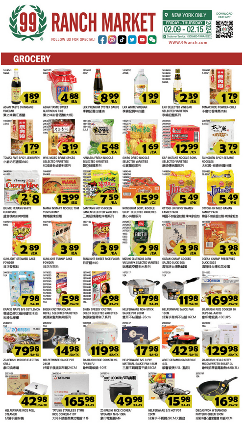 99 Ranch Market Weekly Ad Feb 09 Feb 15, 2024