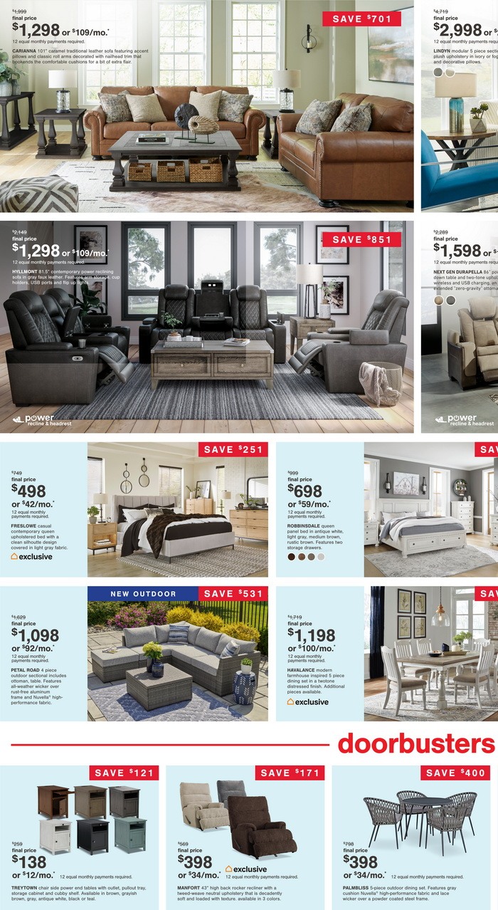 Ashley Furniture HomeStore Weekly Ad Feb 27 Mar 04, 2024