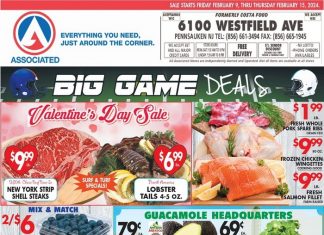 Associated Supermarkets Weekly Ad Feb 09 – Feb 15, 2024 (Valentine’s Day Promotion Included)