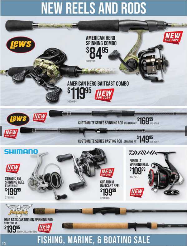 Bass Pro Shops Fishing, Marine and Boating Sale Feb 08 Feb 21, 2024