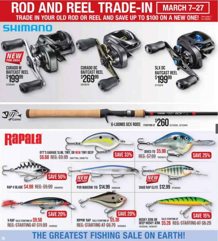 Bass Pro Shops Spring Fishing Sale Mar 07 Mar 27, 2024