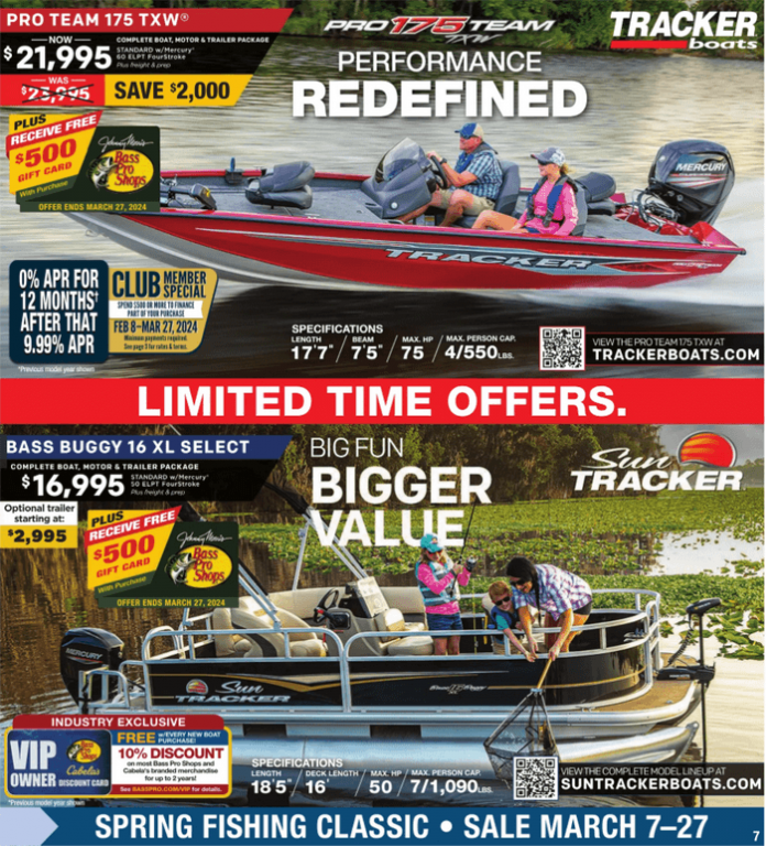 Bass Pro Shops Spring Fishing Sale Mar 07 Mar 27, 2024