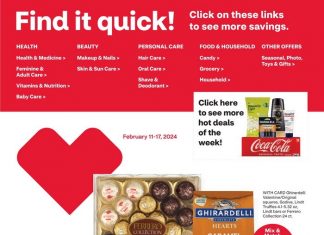 CVS Weekly Ad Feb 11 – Feb 17, 2024 (Valentine’s Day Promotion Included)