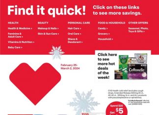 CVS Weekly Ad Feb 25 – Mar 02, 2024