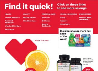 CVS Weekly Ad Mar 03 – Mar 09, 2024 (Easter Promotion Included)
