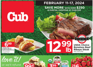 Cub Foods Weekly Ad Feb 11 – Feb 17, 2024 (Valentine’s Day Promotion Included)