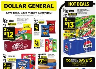 Dollar General Weekly Ad Feb 25 – Mar 02, 2024