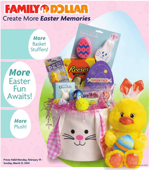 Family Dollar Easter Ad Feb 19 Mar 31, 2024