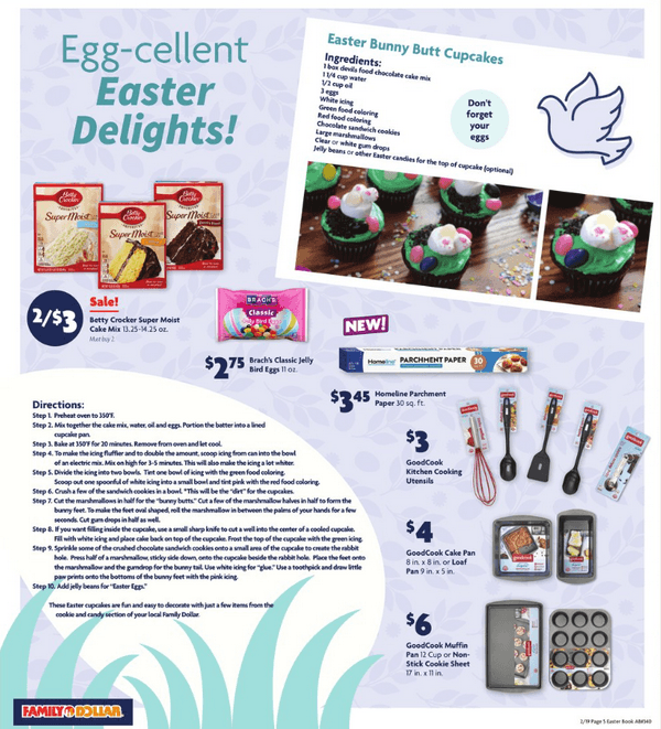 Family Dollar Easter Ad Feb 19 Mar 31, 2025