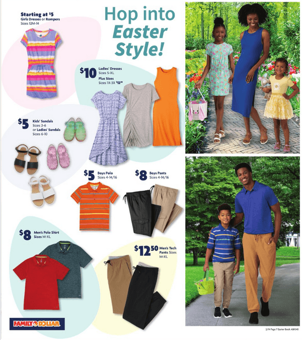 Family Dollar Easter Ad Feb 19 Mar 31, 2025