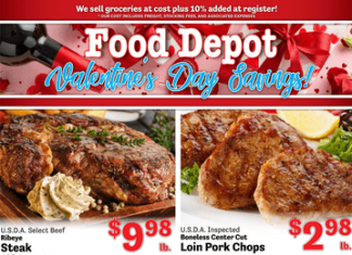 Food Depot Valentie’s Day Sale Feb 12 – Feb 18, 2024