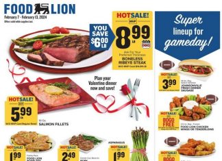 Food Lion Weekly Ad Feb 07 – Feb 13, 2024 (Valentine’s Day Promotion Included)