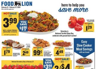 Food Lion Weekly Ad Feb 21 – Feb 27, 2024