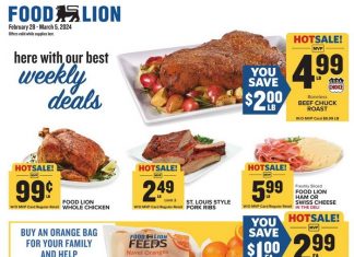 Food Lion Weekly Ad Feb 28 – Mar 05, 2024