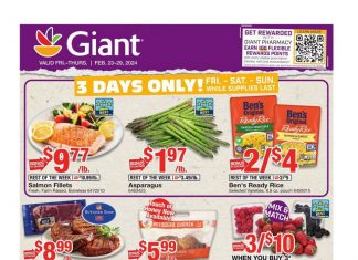 Giant Food Weekly Ad Feb 23 – Feb 29, 2024