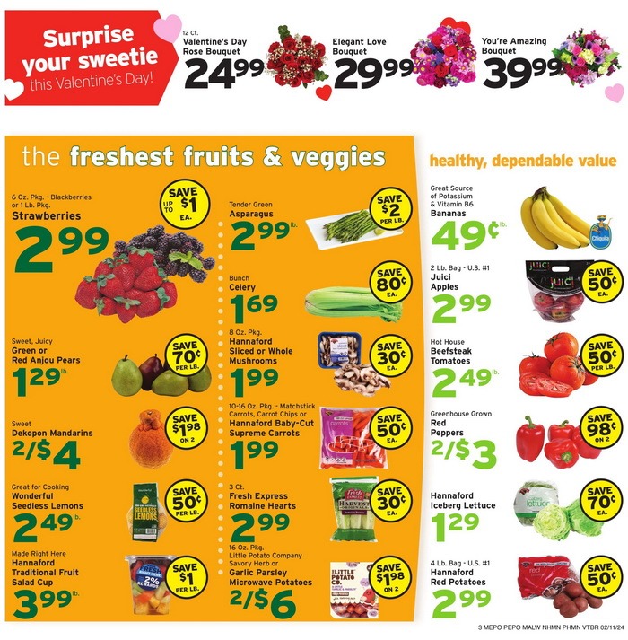 Hannaford Weekly Ad Feb 11 Feb 17, 2024 (Valentine's Day Promotion