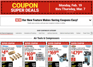 Harbor Freight Coupon Sale Feb 19 – Mar 07, 2024