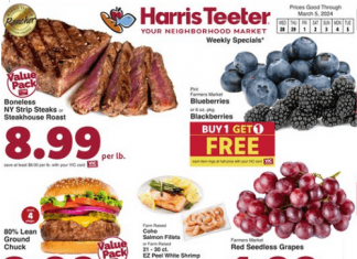 Harris Teeter Weekly Ad Feb 28 – Mar 05, 2024