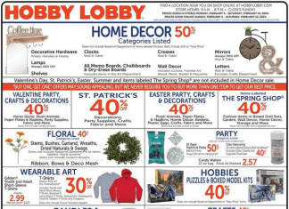 Hobby Lobby Weekly Ad Feb 04 – Feb 10, 2024